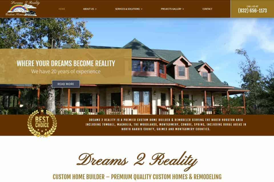 Dreams 2 Reality Custom Homes & Remodeling by Maso 1445 Chalet